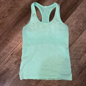 Lululemon Teal Swiftly Tank Top
